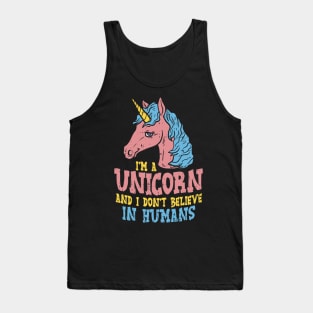 I'm a Unicorn T-Shirt Rainbow Pony Gift Tank Top